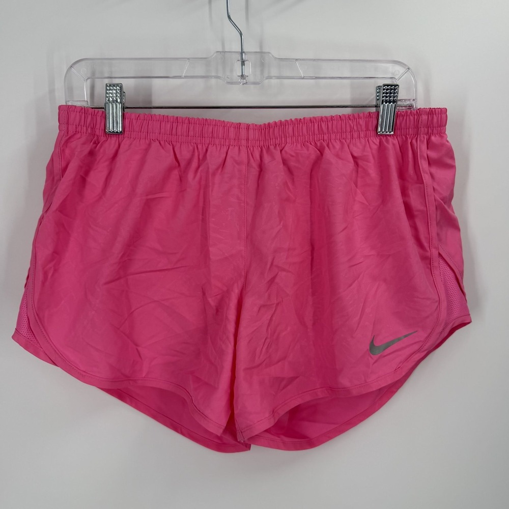 Nike Dri-FIT Shorts Women Medium Pink Running Athletic Workout